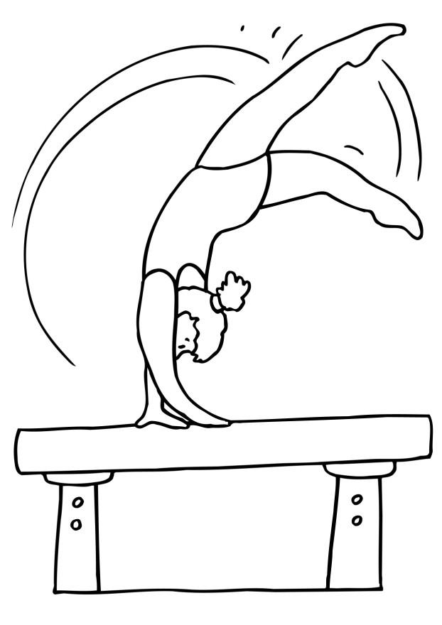 460 Coloring Pages For Gymnastics  Images