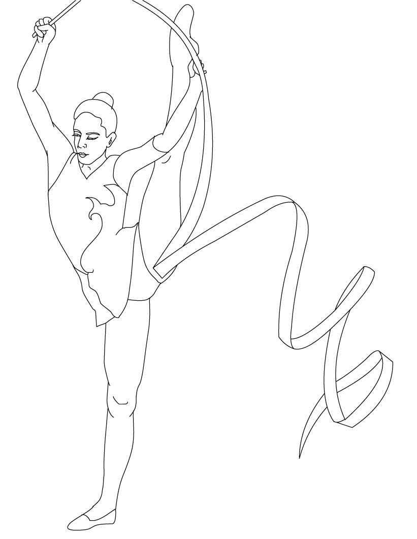 Free Printable Gymnastics Coloring Pages For Kids Free Printable Gymnastics Coloring Pages For Kids