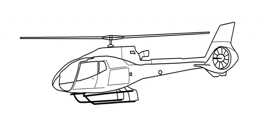 Helicopter Coloring Pages Printable