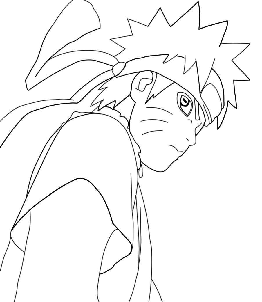 Naruto coloring page from Best Coloring Pages for Kids