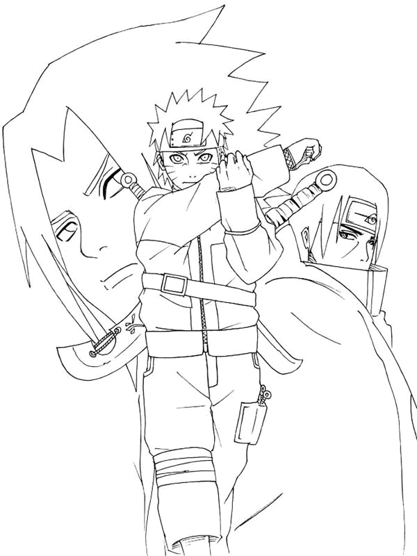 Free Printable Naruto Coloring Pages For Kids