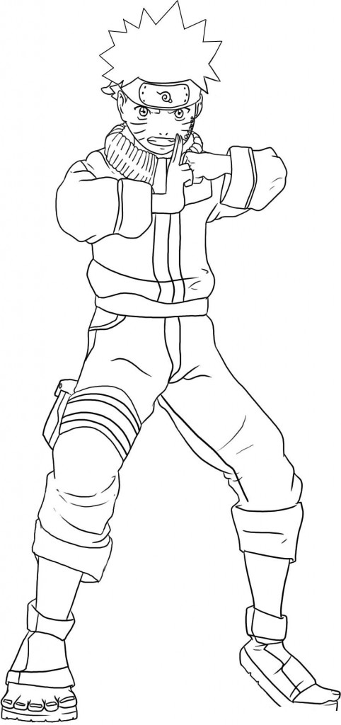 Naruto Coloring Pages To Print