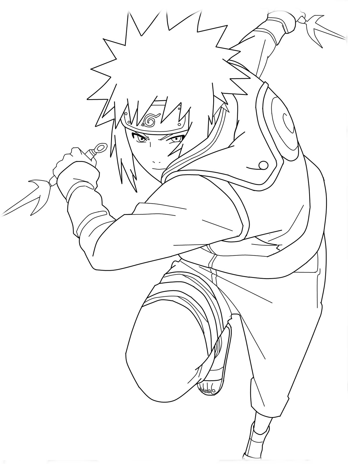 Coloring page - Naruto Uzumaki