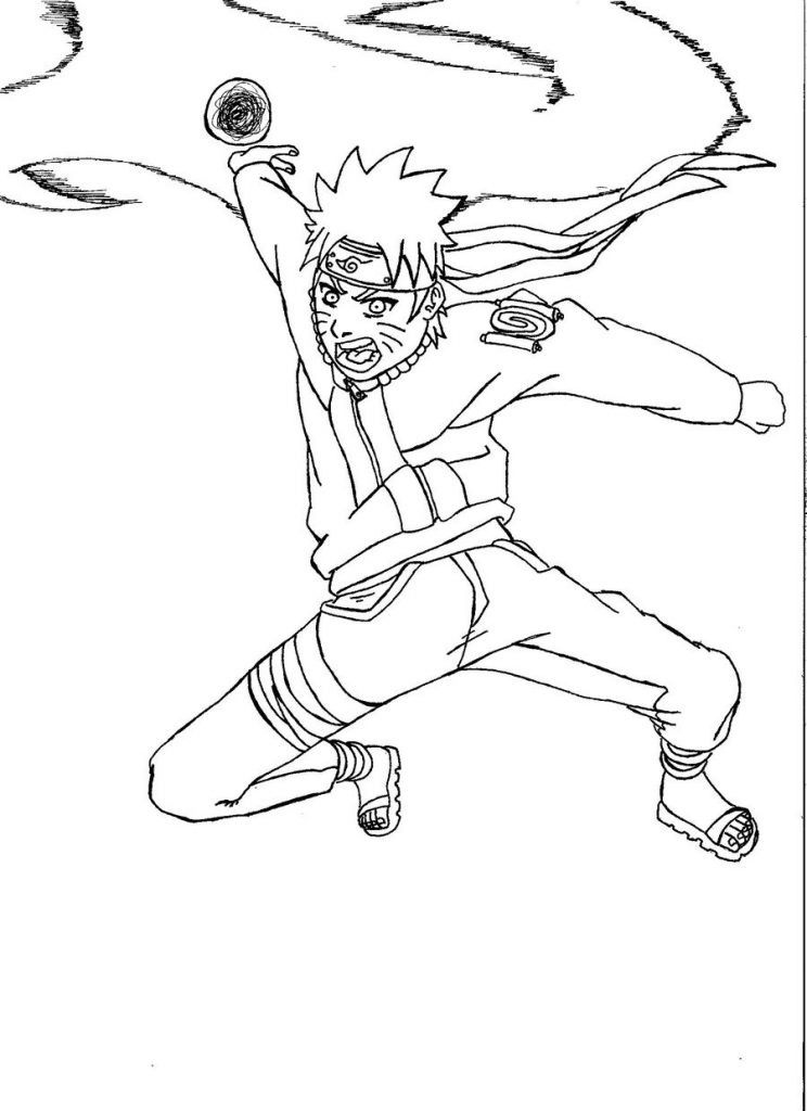 Naruto Shippuden Coloring Page