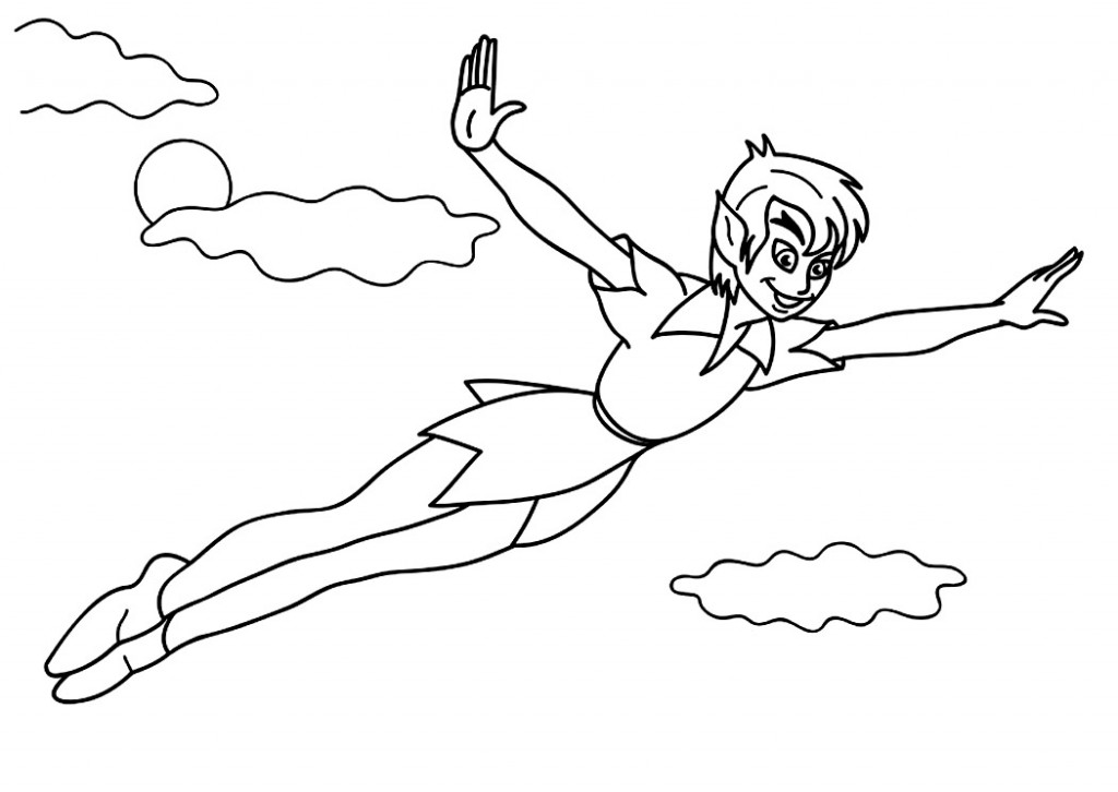 Peter Pan Coloring Pages for Kids