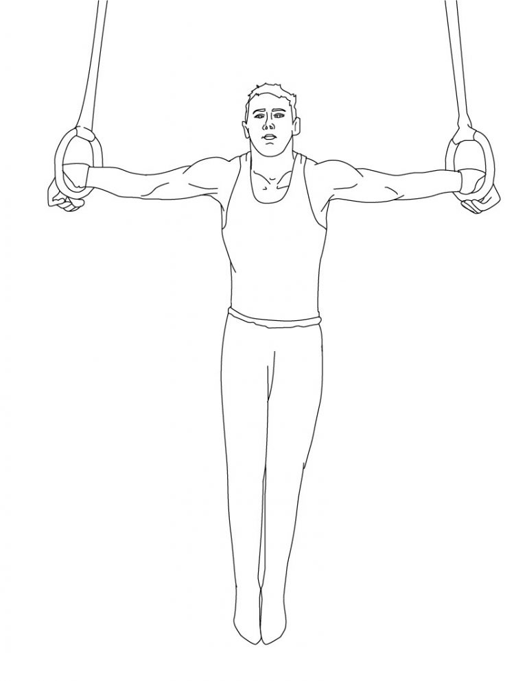 Free Printable Gymnastics Coloring Pages For Kids