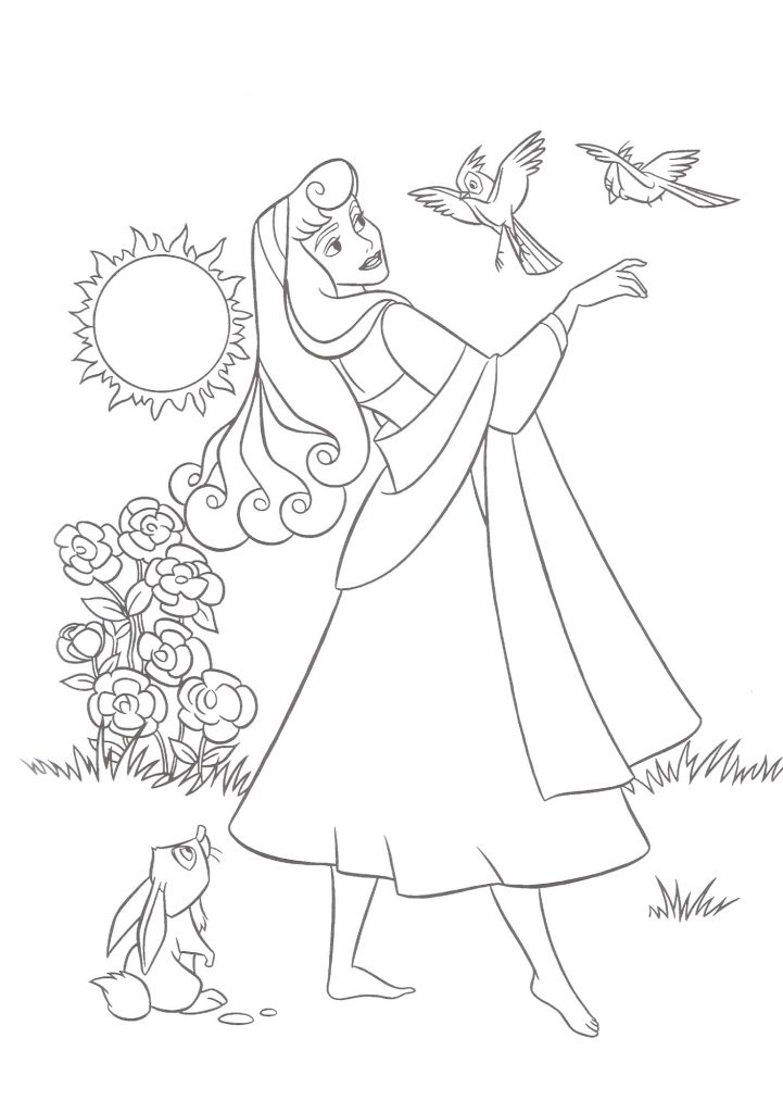 Printable Sleeping Beauty Coloring Pages