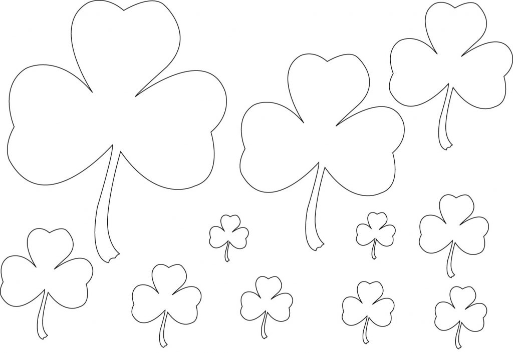 Shamrock Coloring Pages Pictures