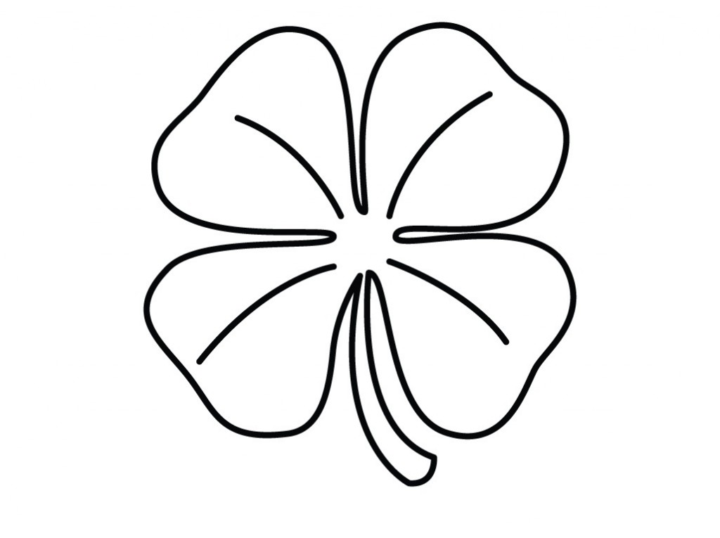 Shamrock Coloring Pages for Kids