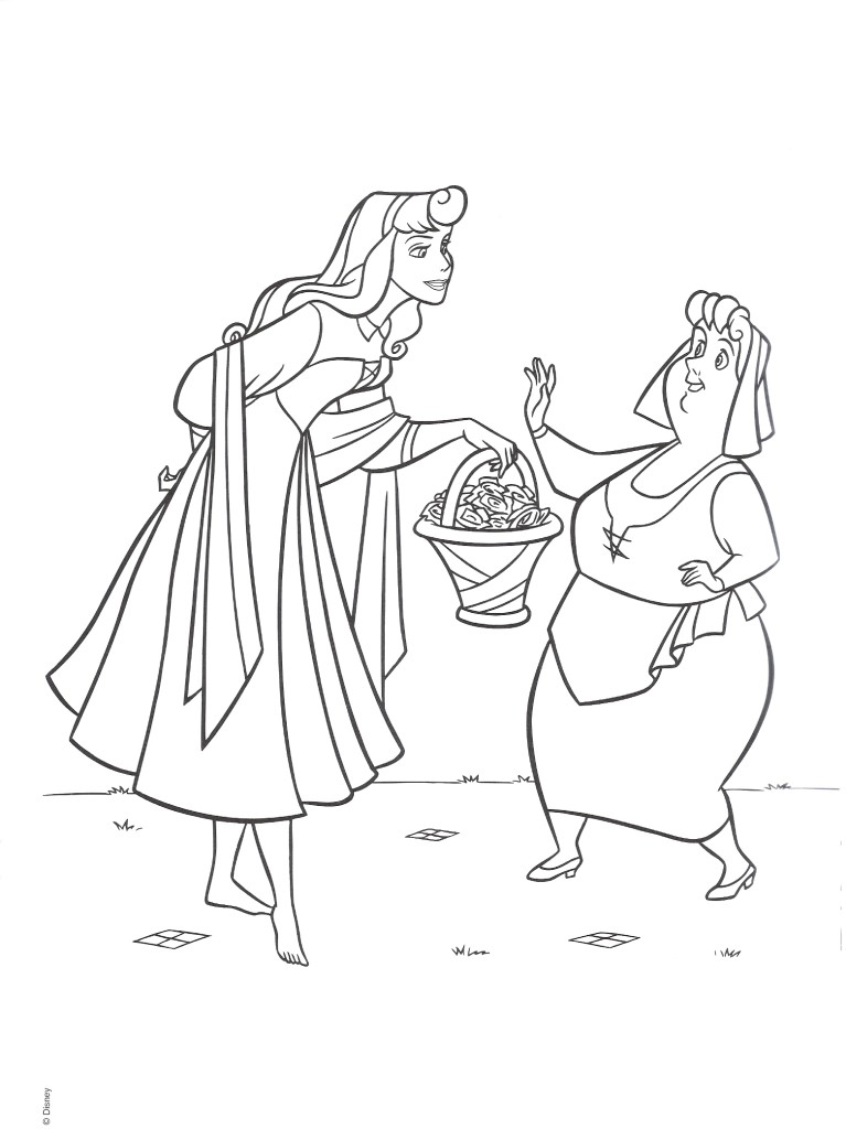 Sleeping Beauty Coloring Pages for Kids