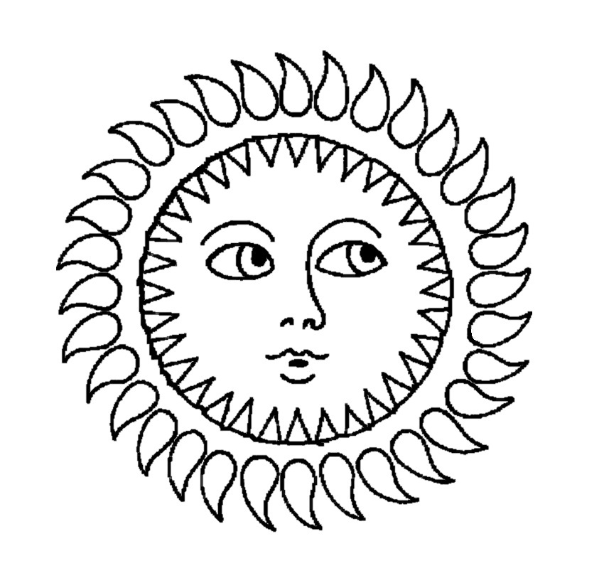 Sun Coloring Pages to Print