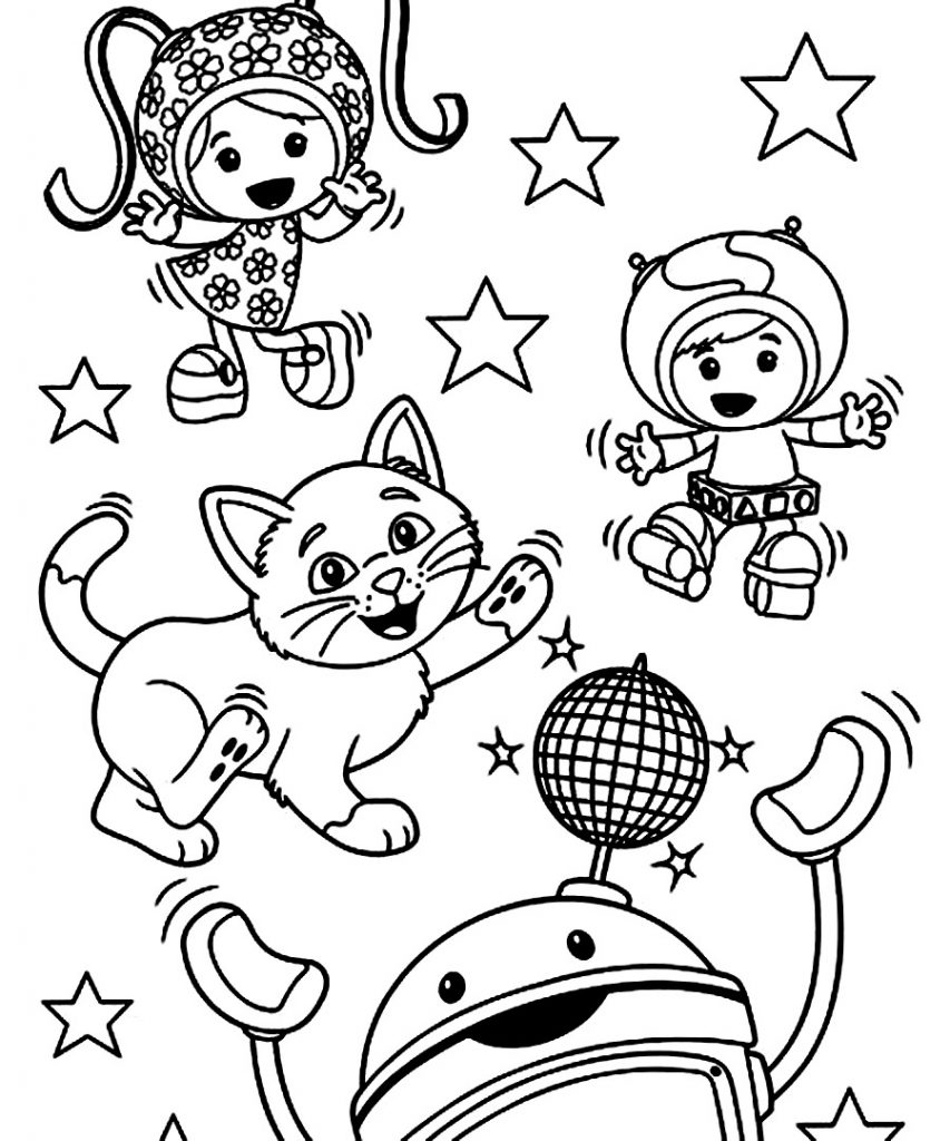 Team Umizoomi Coloring Pages for Kids