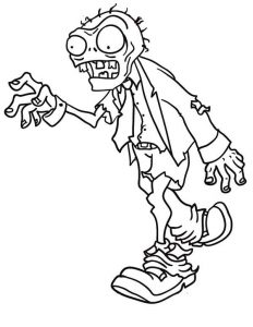 Free Printable Zombies Coloring Pages For Kids
