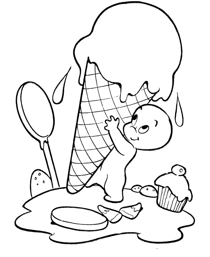 Free Printable Ice Cream Coloring Pages For Kids