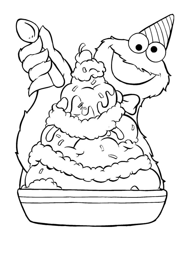 Free Printable Ice Cream Coloring Pages For Kids