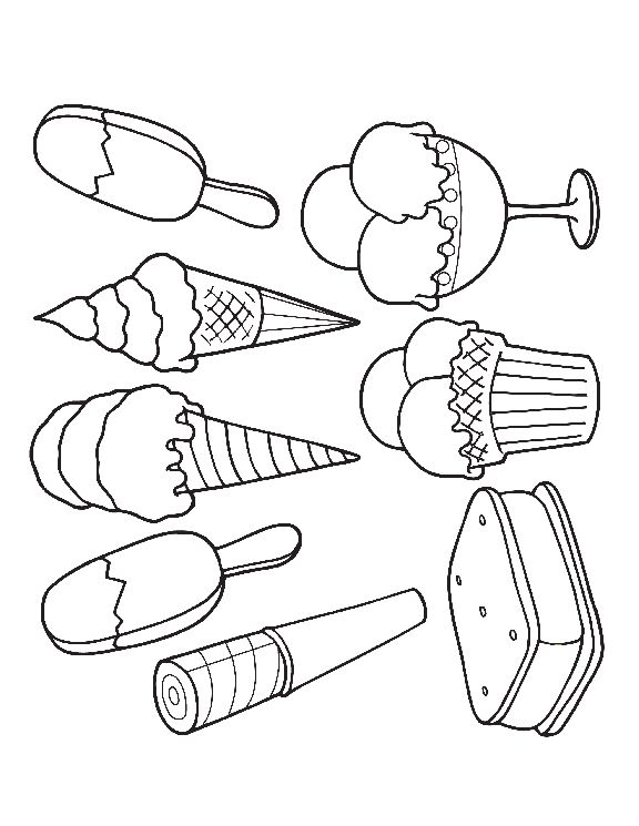 Free Printable Ice Cream Coloring Pages For Kids