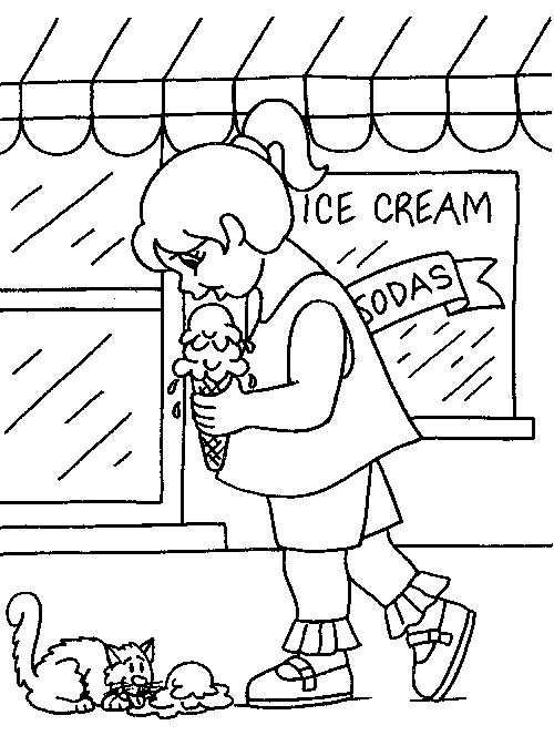 Download Free Printable Ice Cream Coloring Pages For Kids