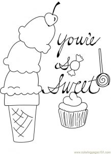 Free Printable Ice Cream Coloring Pages For Kids