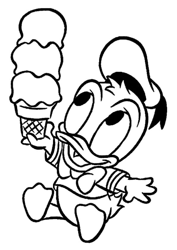 Triple Decker Ice Cream Cone