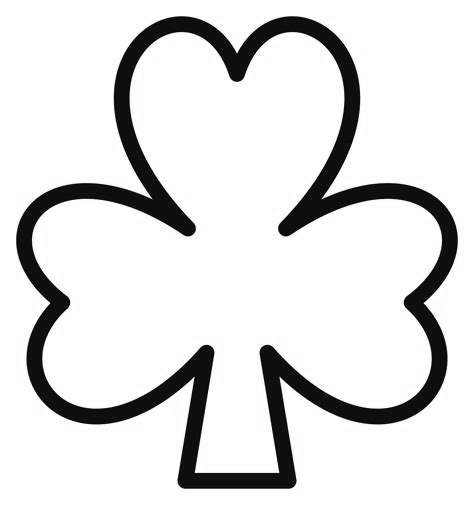 Free Printable Shamrock  Coloring  Pages  For Kids