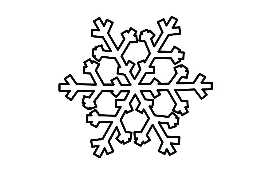 Printable Snowflake Coloring Pages