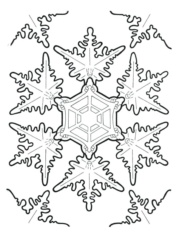 Free Printable Snowflake Coloring Pages For Kids