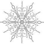 Snowflake Printable Coloring Pages