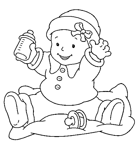 Free Printable Baby Coloring Pages For Kids