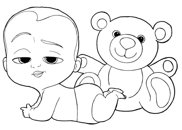 Free Printable Baby Coloring Pages For Kids