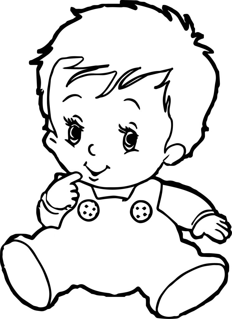 Cute Baby Coloring Pages