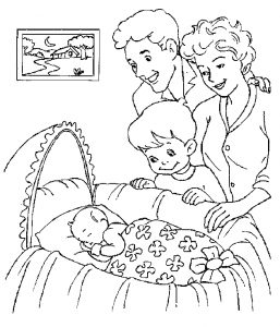Free Printable Baby Coloring Pages For Kids