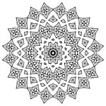 Free Printable Abstract Coloring Pages for Adults