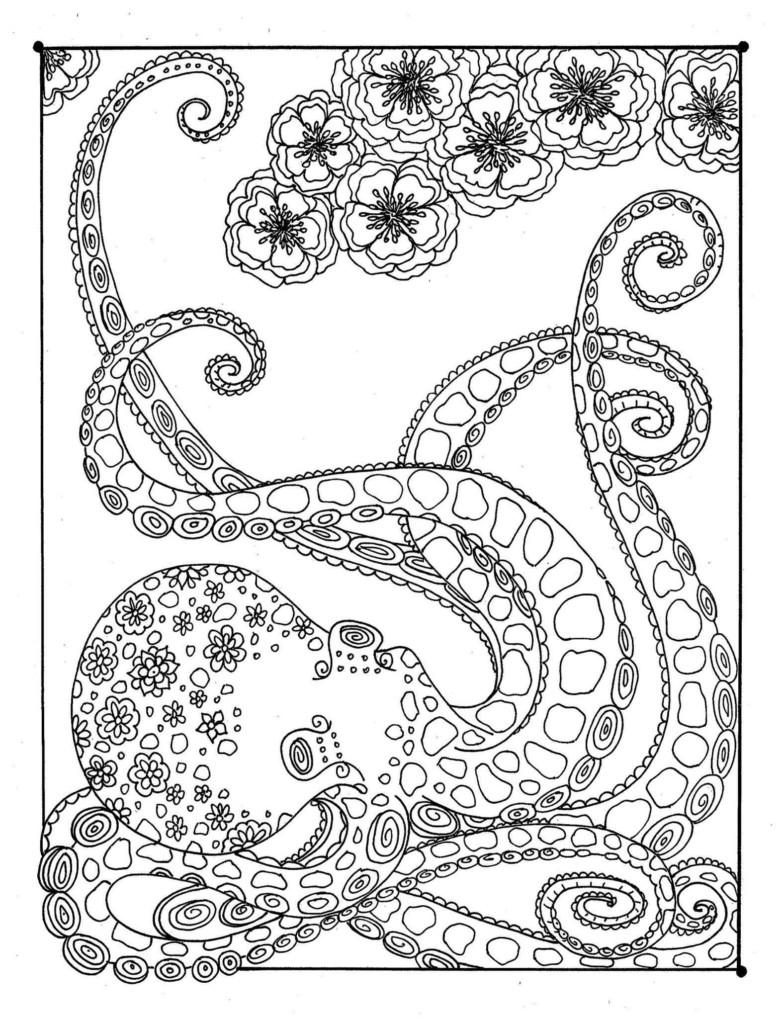 27+ nice image Abstract Coloring Pages Of Animals : Adult Coloring