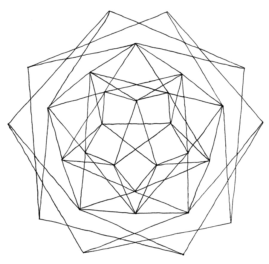 Free Printable Geometric Coloring Pages for Adults.