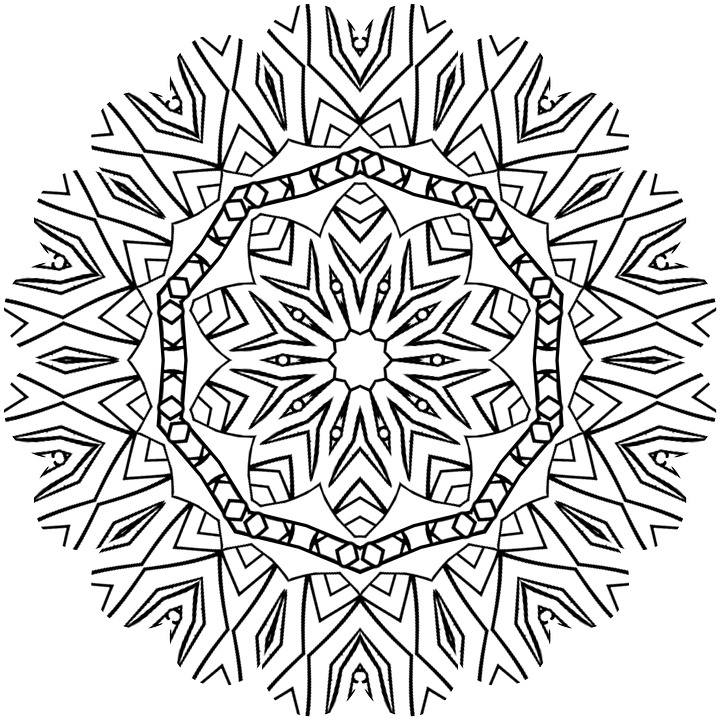 Free Printable Abstract Coloring Pages for Adults