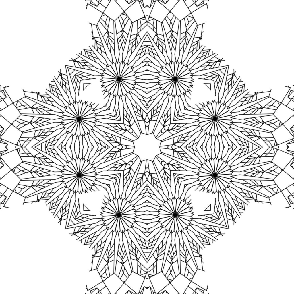 Free Printable Abstract Coloring Pages for Adults