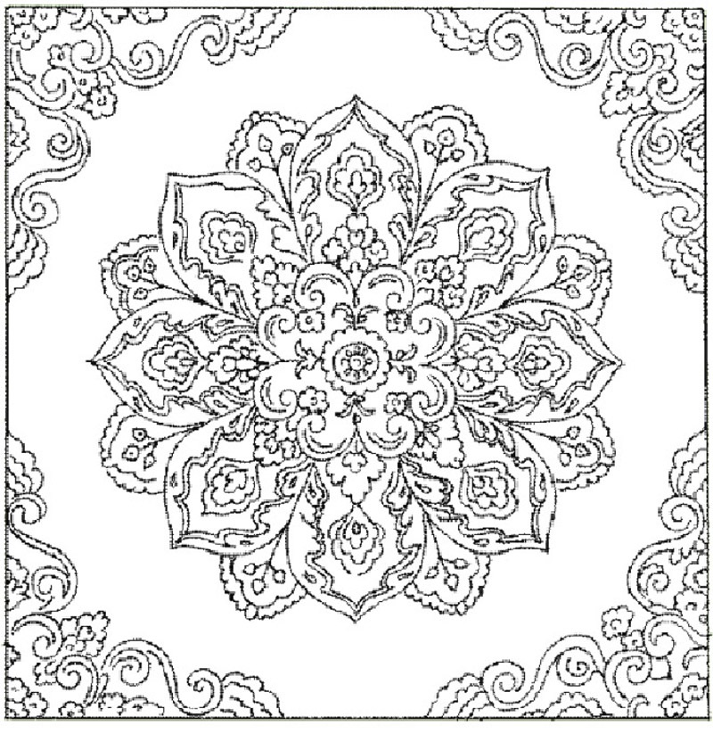 Free Printable Abstract Coloring Pages for Adults