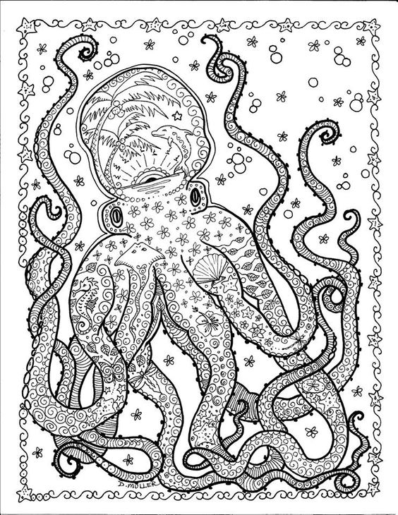 complex coloring pages