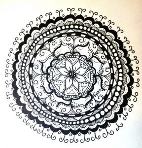 complicated mandala coloring pages 9