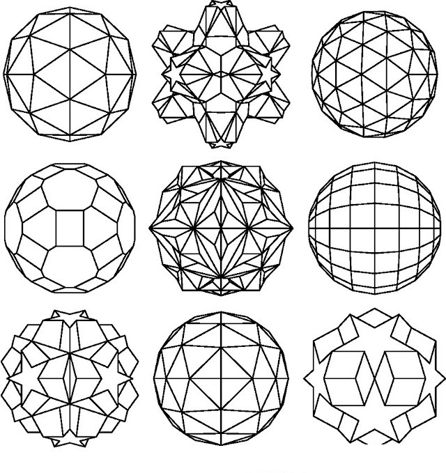 Free Printable Geometric Coloring Pages for Adults.