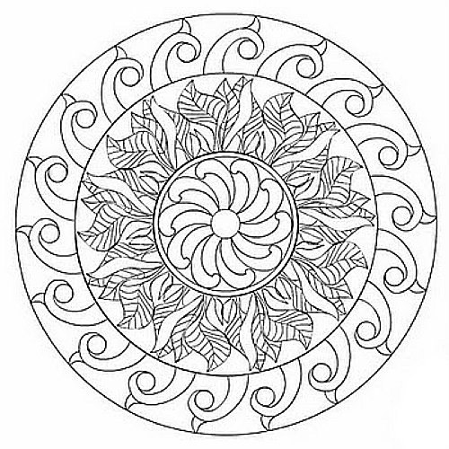 mandala coloring pages to print for free - photo #50