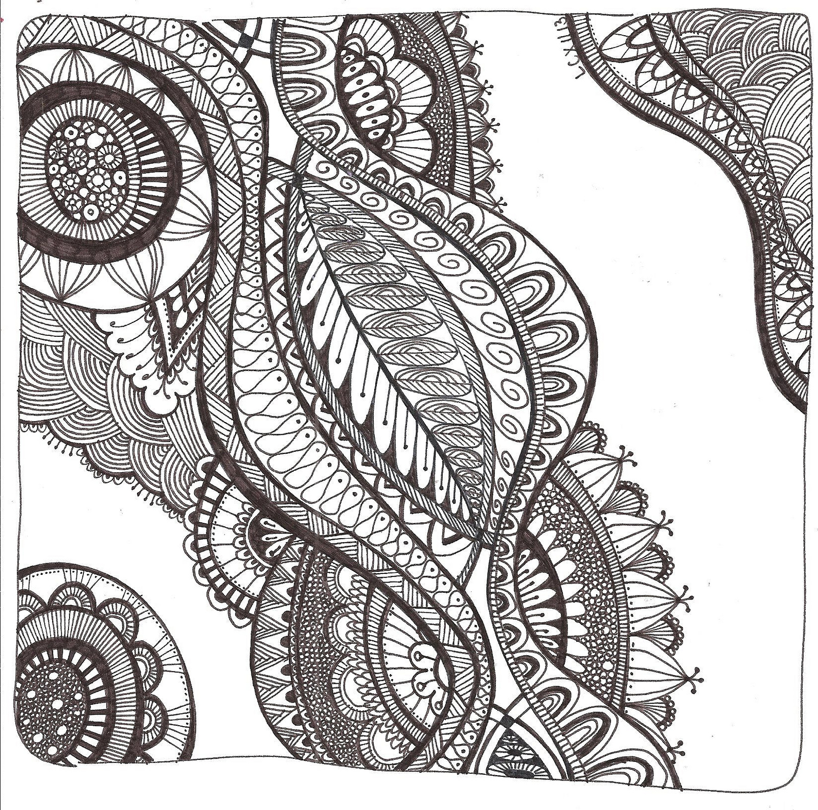 Zentangle Patterns Free Printable - Printable World Holiday