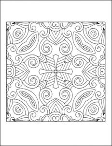 Free Printable Geometric Coloring Pages for Adults.