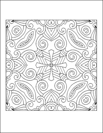 Free Printable Geometric Coloring Pages for Adults.