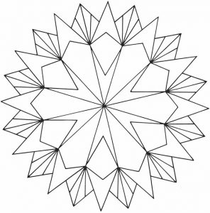 Free Printable Geometric Coloring Pages for Adults.