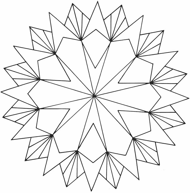 Free Printable Geometric Coloring Pages for Adults.