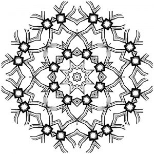 Free Printable Geometric Coloring Pages for Adults.