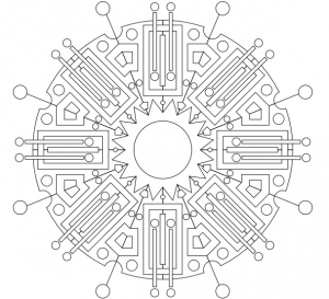 Free Printable Geometric Coloring Pages for Adults.