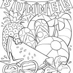 Hello Summer Coloring Pages