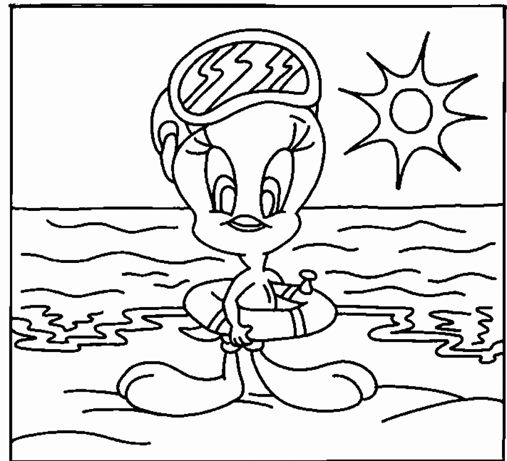 Summer Coloring Pages for Kids. Print them All for Free.